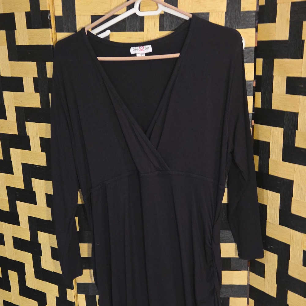 Times Two Black maternity dress